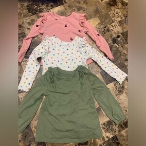 Cat & Jack bundles of 3 longsleeve 2T